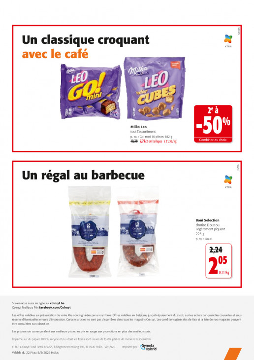 Colruyt Dépliant 22.04.2026