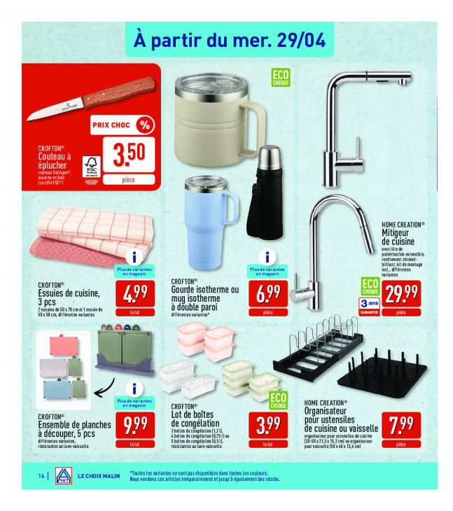 Aldi Dépliant 27.04.2026