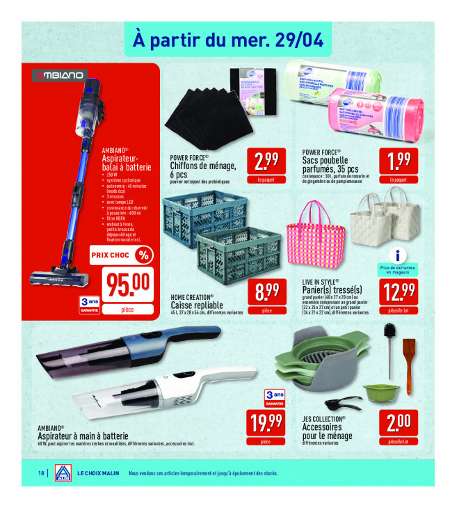 Aldi Dépliant 27.04.2026