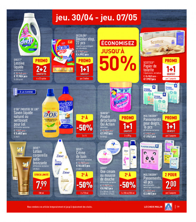 Aldi Dépliant 27.04.2026