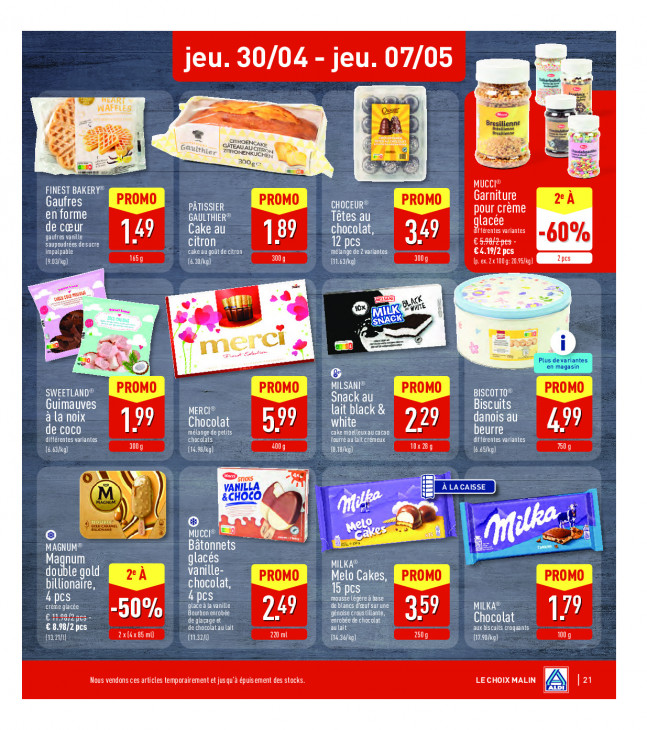 Aldi Dépliant 27.04.2026