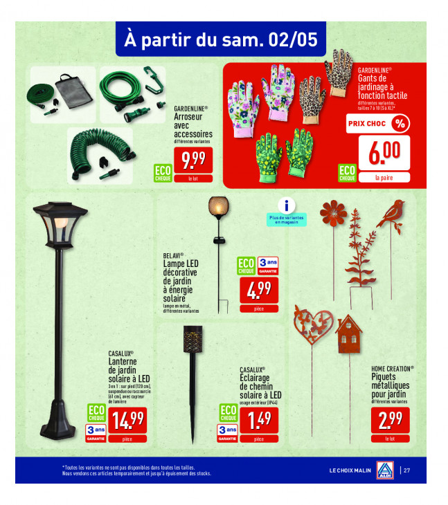 Aldi Dépliant 27.04.2026