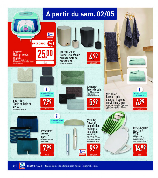 Aldi Dépliant 27.04.2026