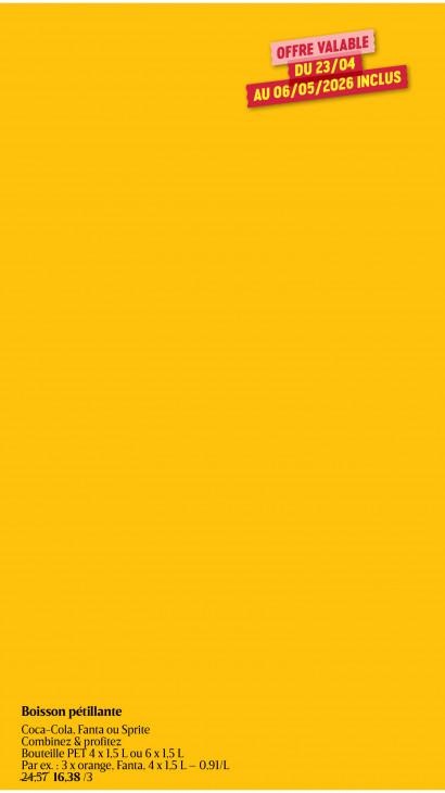 Delhaize Dépliant 23.04.2026