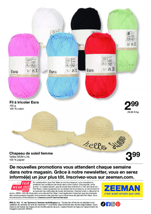 Zeeman Dépliant 25.04.2026