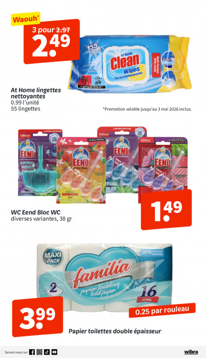 Wibra Dépliant 27.04.2026