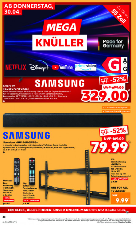 Kaufland Angebote ab 30.04.26 bis 06.05.26