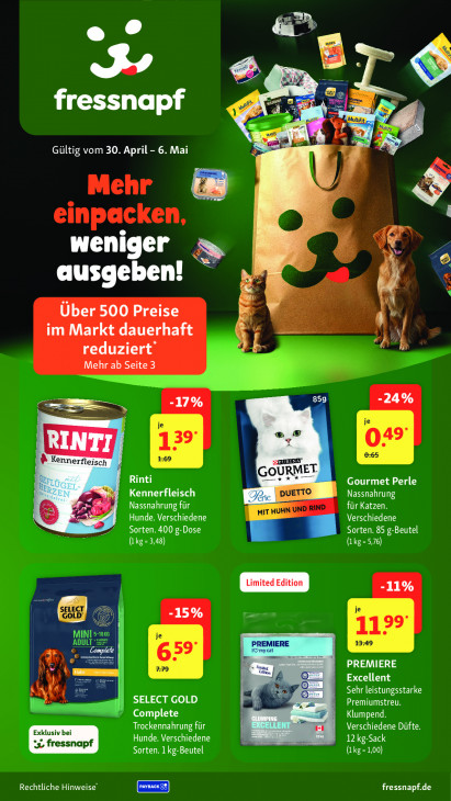 Fressnapf Angebote ab 30.04.26 bis 06.05.26