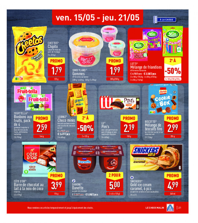 Aldi Dépliant 11.05.2026