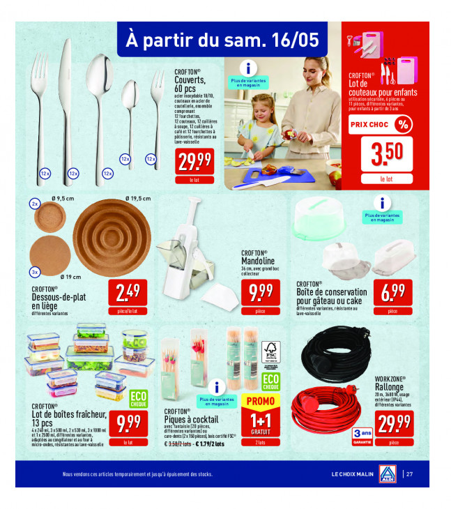 Aldi Dépliant 11.05.2026