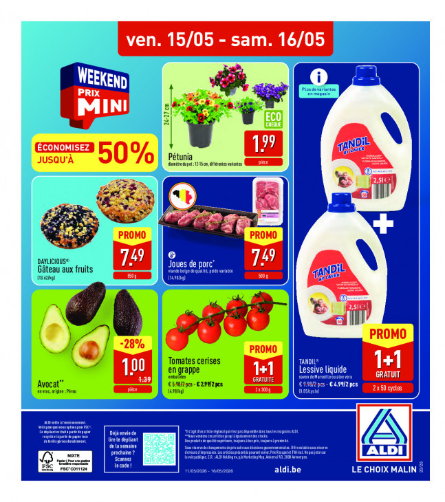 Aldi Dépliant 11.05.2026
