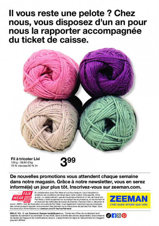 Zeeman Dépliant 09.05.2026