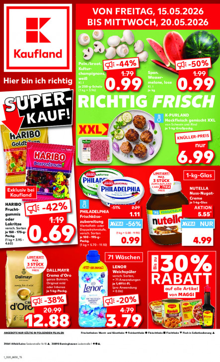 Kaufland Angebote ab 15.05.26 bis 20.05.26