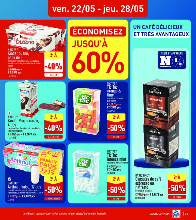 Aldi Dépliant 18.05.2026