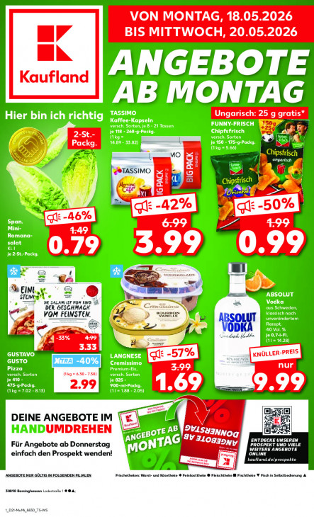 Kaufland Angebote ab 18.05.26 bis 20.05.26
