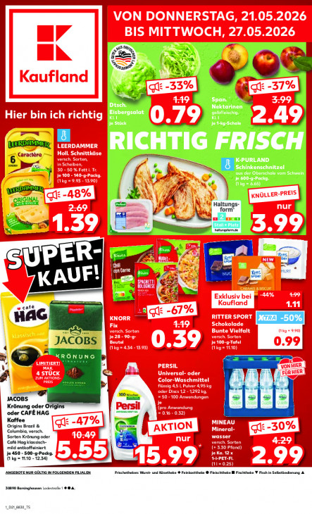 Kaufland Angebote ab 21.05.26 bis 27.05.26