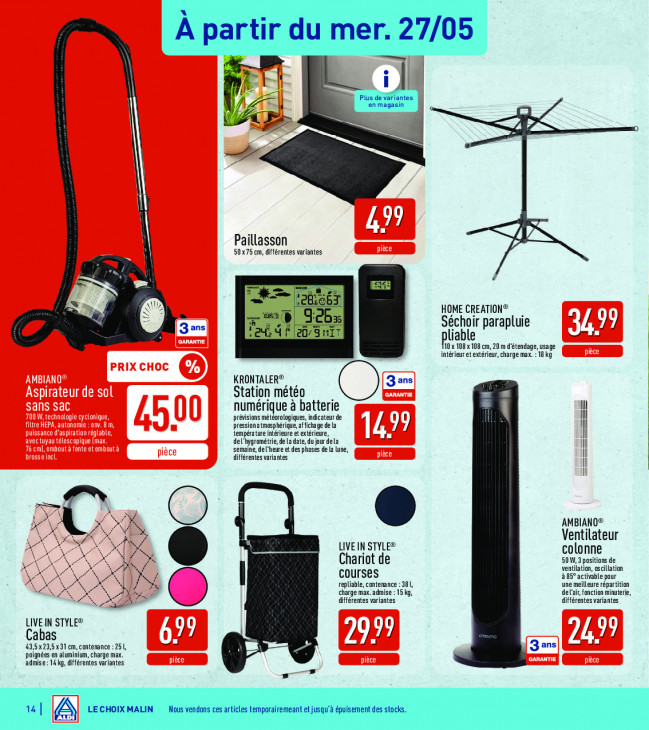 Aldi Dépliant 26.05.2026