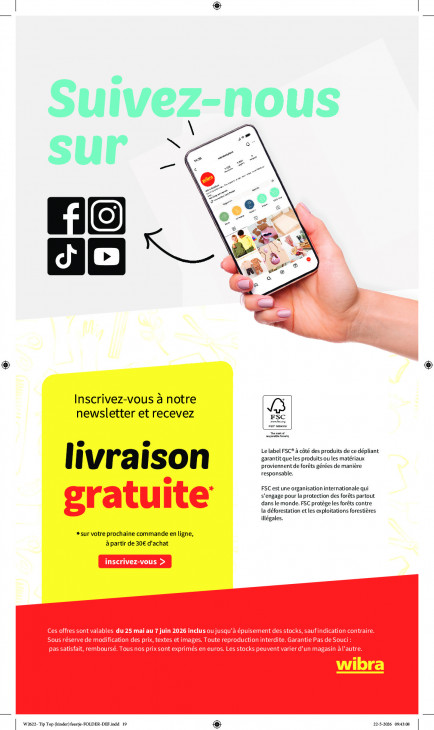Wibra Dépliant 25.05.2026