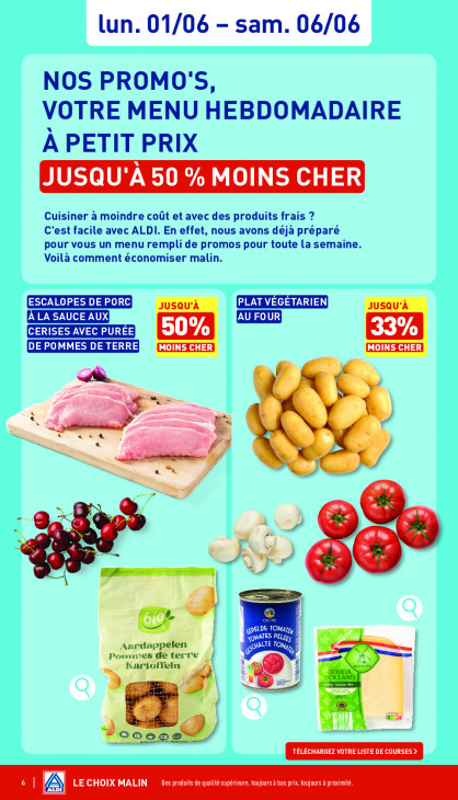 Aldi Dépliant 01.06.2026