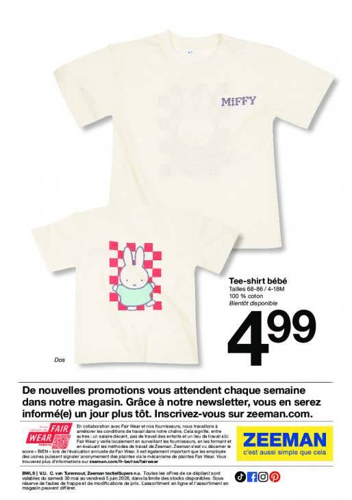 Zeeman Dépliant 30.05.2026