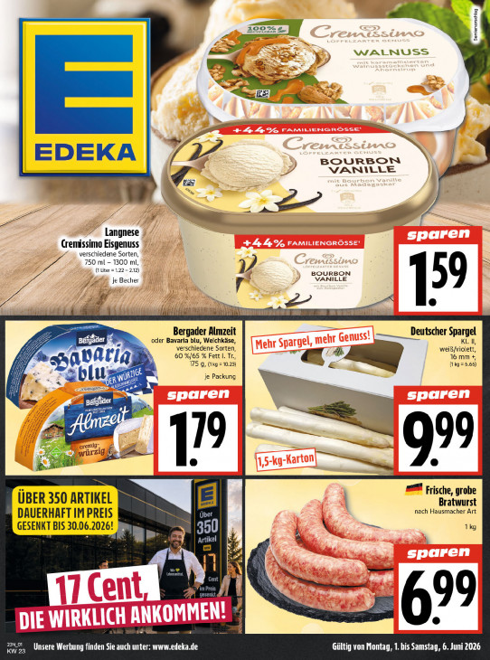 Edeka Angebote ab 01.06.26 - bis 06.06.26
