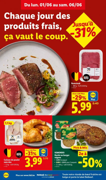 Lidl Dépliant 01.06.2026