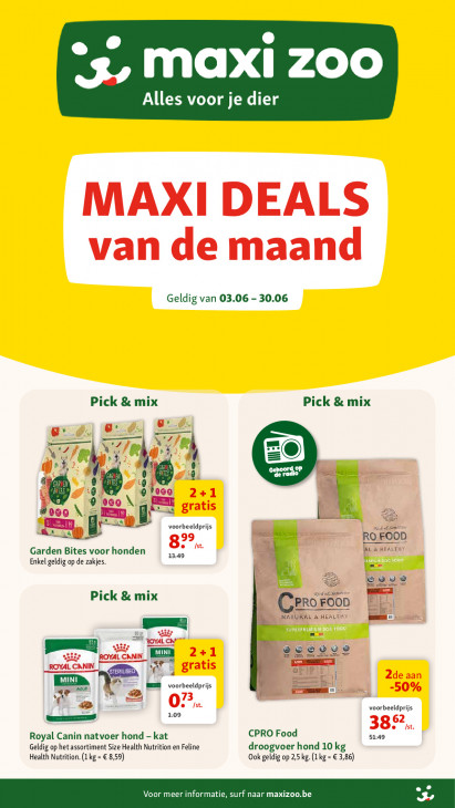Maxi Zoo 03.06.26 - 30.06.26