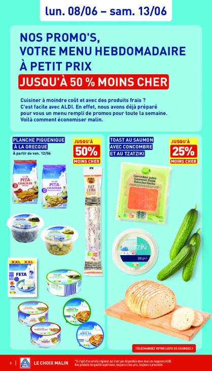 Aldi Dépliant 08.06.2026