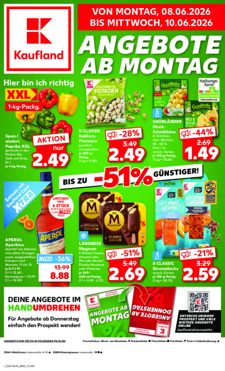 Kaufland Angebote ab 08.06.26 - bis 10.06.26