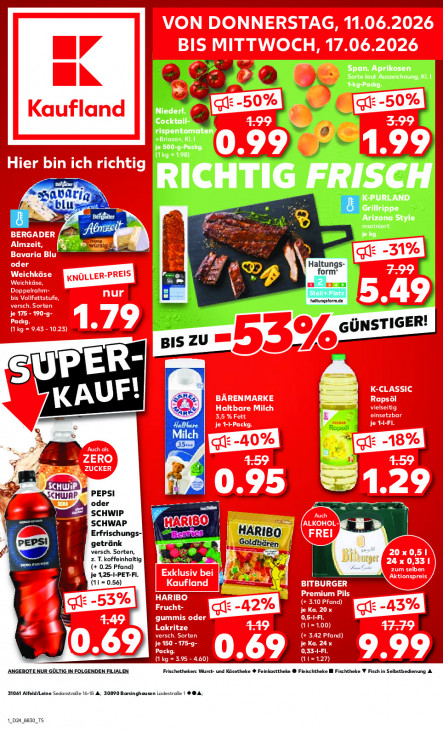 Kaufland Angebote ab 11.06.26 - bis 17.06.26