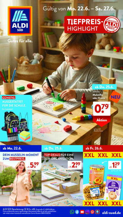 Aldi Süd Angebote ab 22.06.26 - bis 27.06.26