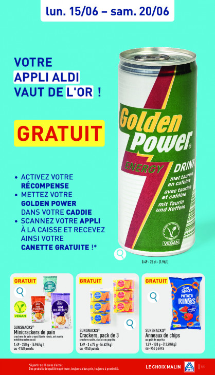 Aldi Dépliant 15.06.2026