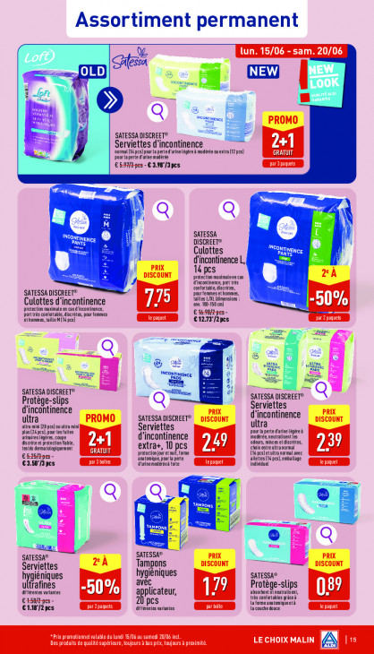 Aldi Dépliant 15.06.2026