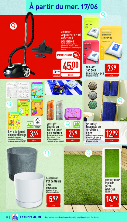 Aldi Dépliant 15.06.2026