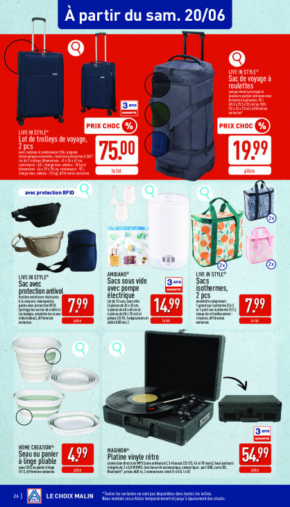 Aldi Dépliant 15.06.2026