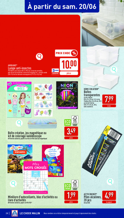 Aldi Dépliant 15.06.2026