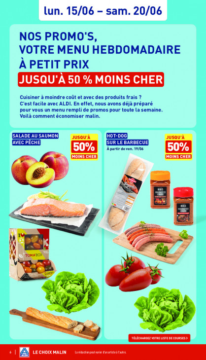 Aldi Dépliant 15.06.2026