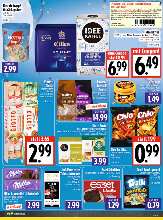 Edeka Angebote ab 15.06.26 bis 20.06.26