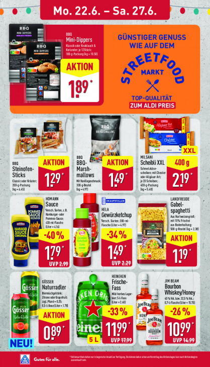Aldi Nord Angebote ab 22.06.26 bis 27.06.26
