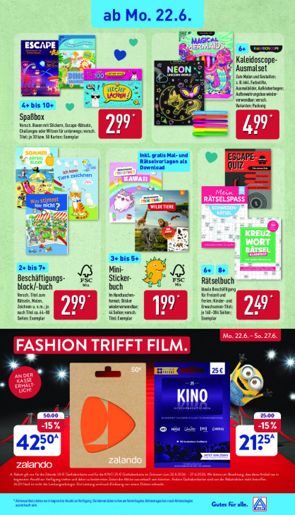 Aldi Nord Angebote ab 22.06.26 bis 27.06.26
