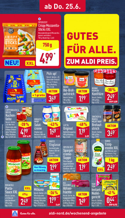 Aldi Nord Angebote ab 22.06.26 bis 27.06.26