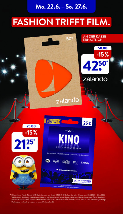 Aldi Nord Angebote ab 22.06.26 bis 27.06.26