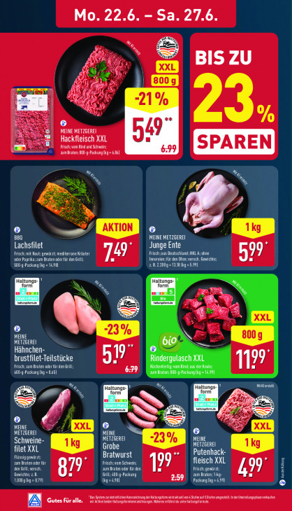 Aldi Nord Angebote ab 22.06.26 bis 27.06.26