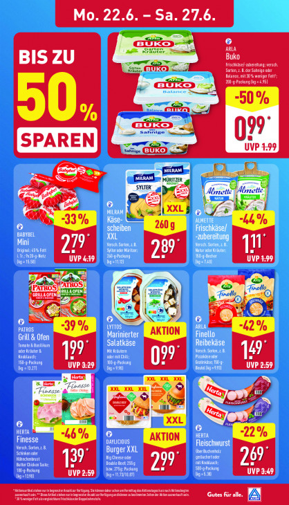 Aldi Nord Angebote ab 22.06.26 bis 27.06.26