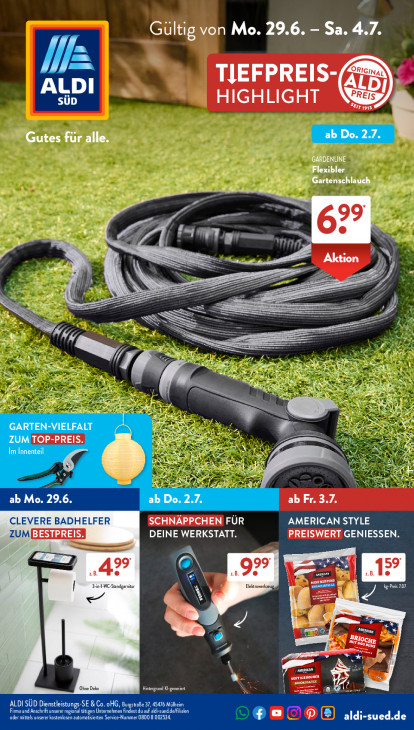 Aldi Süd Angebote ab 29.06.26 bis 04.07.26