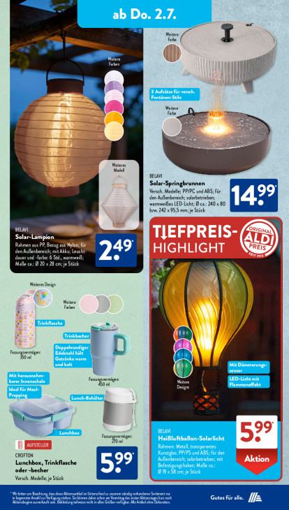 Aldi Süd Angebote ab 29.06.26 bis 04.07.26