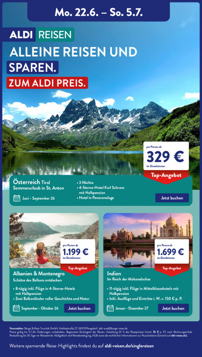 Aldi Süd Angebote ab 29.06.26 bis 04.07.26