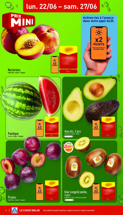 Aldi Dépliant 22.06.2026