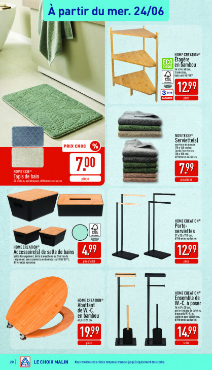 Aldi Dépliant 22.06.2026