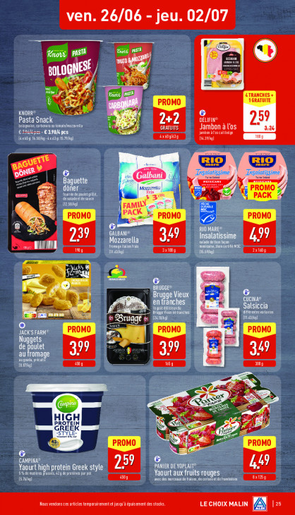 Aldi Dépliant 22.06.2026